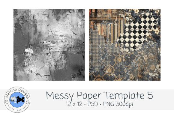 Download Messy Paper PSD PNG Template 5 - Png template Collection
