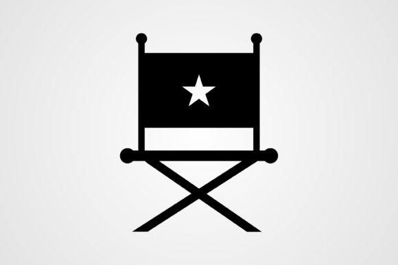 Download Director Chair Glyph Icon - Director chair Collection