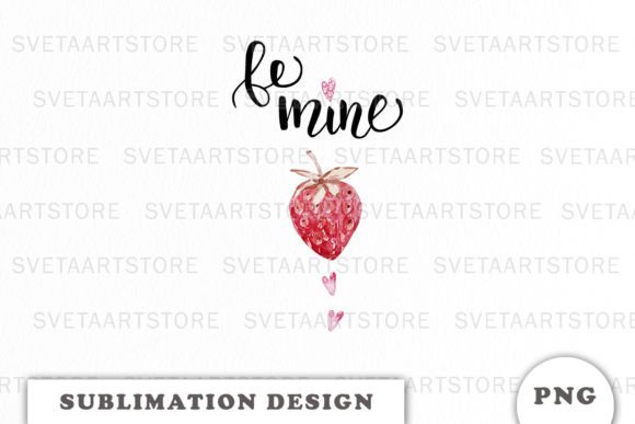 Download Valentines Strawberry Be Mine Png - Be mine png Collection