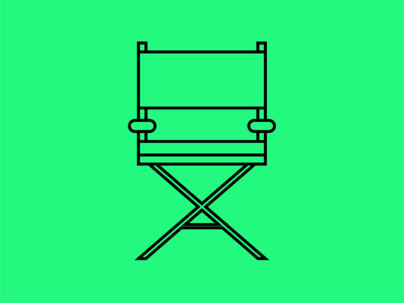 Download Icon Film Director Chair Outline - Premium Resources